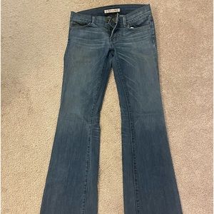 J Brand Lowrise flare jeans